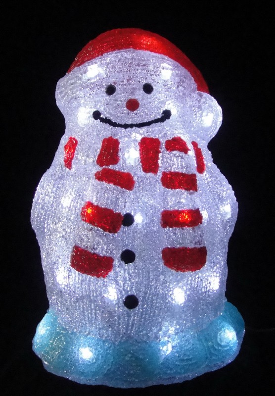 FY-001-D07 크리스마스 아크릴 눈사람 전구 램프 FY-001-D07 저렴한 크리스마스 아크릴 눈사람 전구 램프