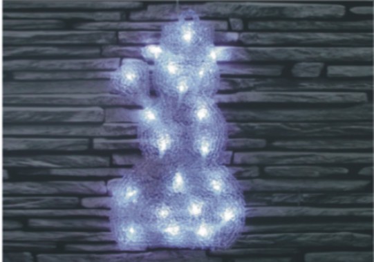 FY-001-K01 크리스마스 아크릴 2D 눈사람 전구 램프 FY-001-K01 싼 크리스마스 아크릴 2D 눈사람 전구 램프