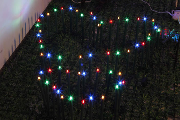 FY-50024 LED 싼 크리스마스 분기 트리 작은 빛을지도했다 전구 램프