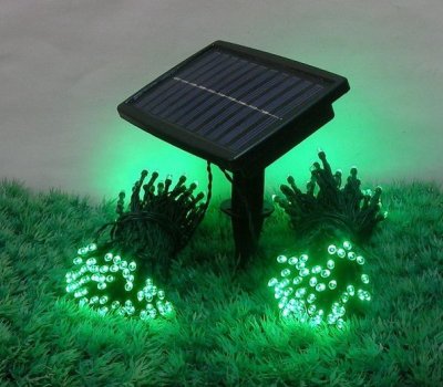 태양 강화 된 200 개의 LED 끈 빛 정원 크리스마스 야외 LED 싼 크리스마스 태양 LED 조명 전구 램프